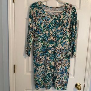 Lilly Pulitzer Escapades in the Everglades knit dress size Medium